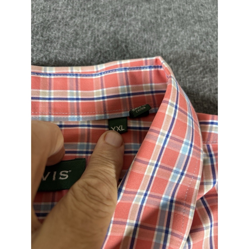 Orvis Shirt Mens XXL Multicolor Plaid Long Sleeve Button Up Dress Casual - Picture 3 of 6